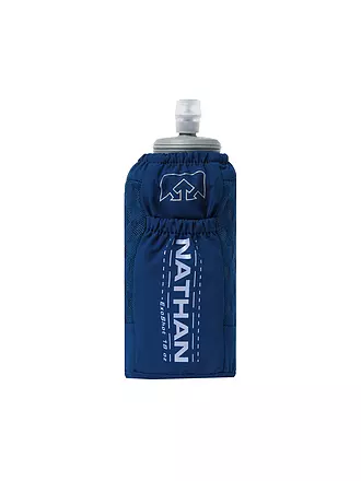NATHAN | Botella isotérmica ExoDraw 2.0 de 18 oz para llevar en la mano | blau